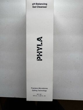 New unopened PHYLA pH Balancing Gel Cleanser - White Packaging